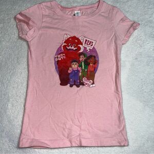 Toddler "Turning Red" Pink Graphic Tee 0521K